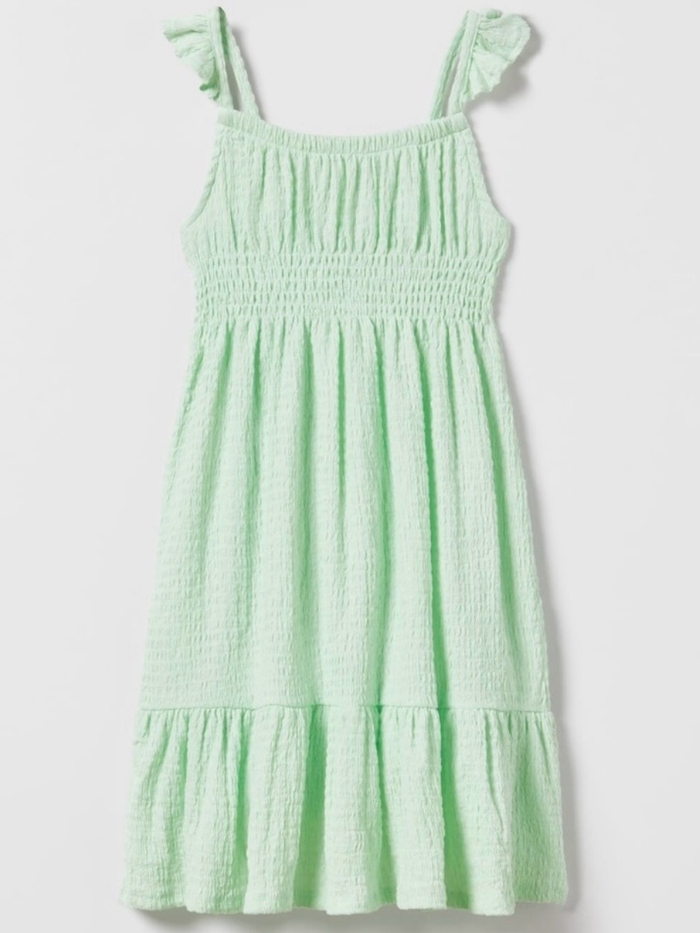 Zara Girl’s Mint Green Smocked Sundress Size 7